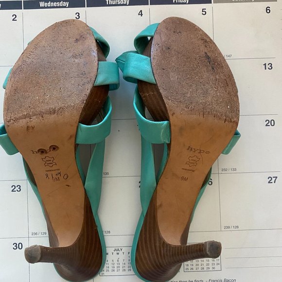 Unique turquoise wedges - Picture 6 of 7